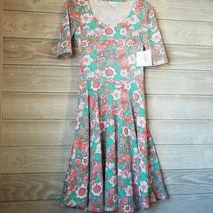 LuLaRoe! Nicole Floral Daisy Dress NWT!